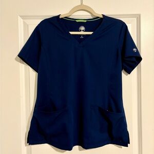 Healing Hands Women’s Navy Blue Scrub Set